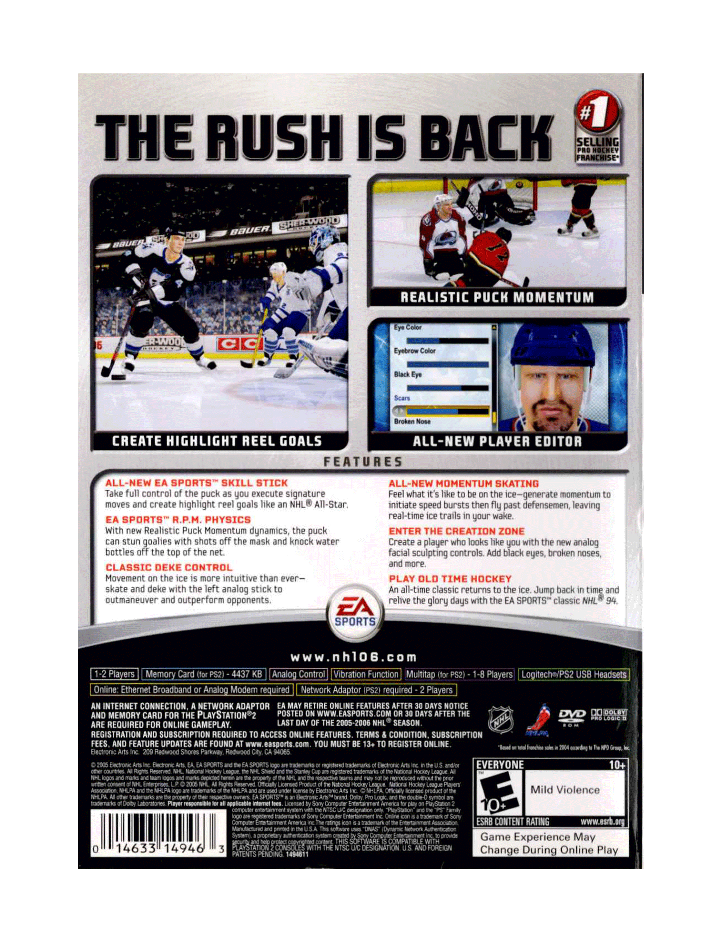 EA Sports NHL 06 (cib)