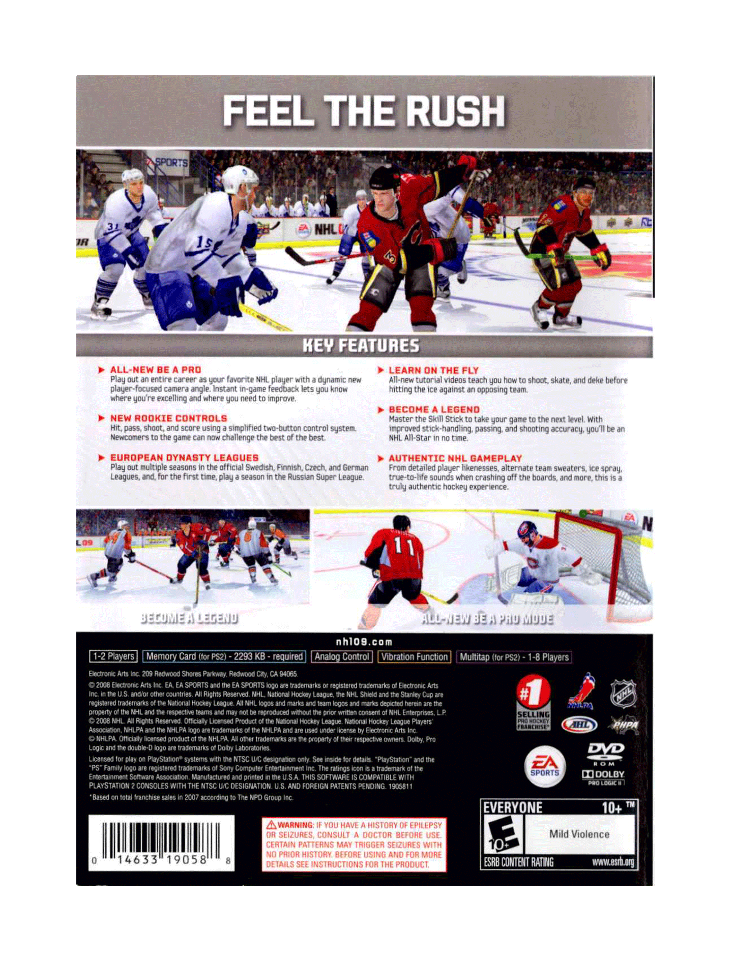 EA Sports NHL 09 (cib)