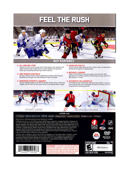 EA Sports NHL 09 (cib)