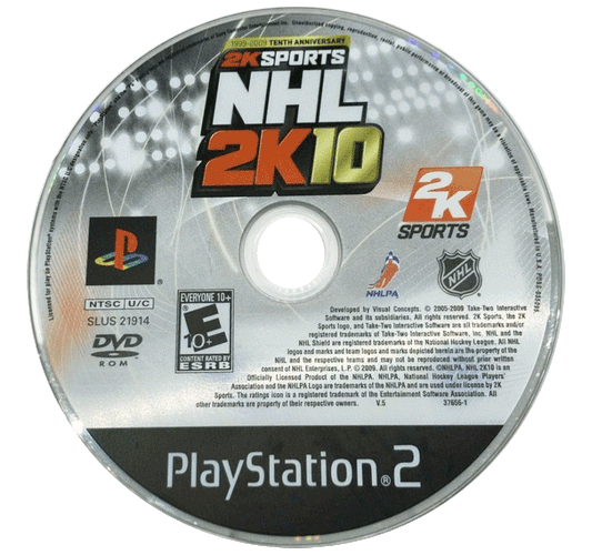 NHL 2K10 (disc)