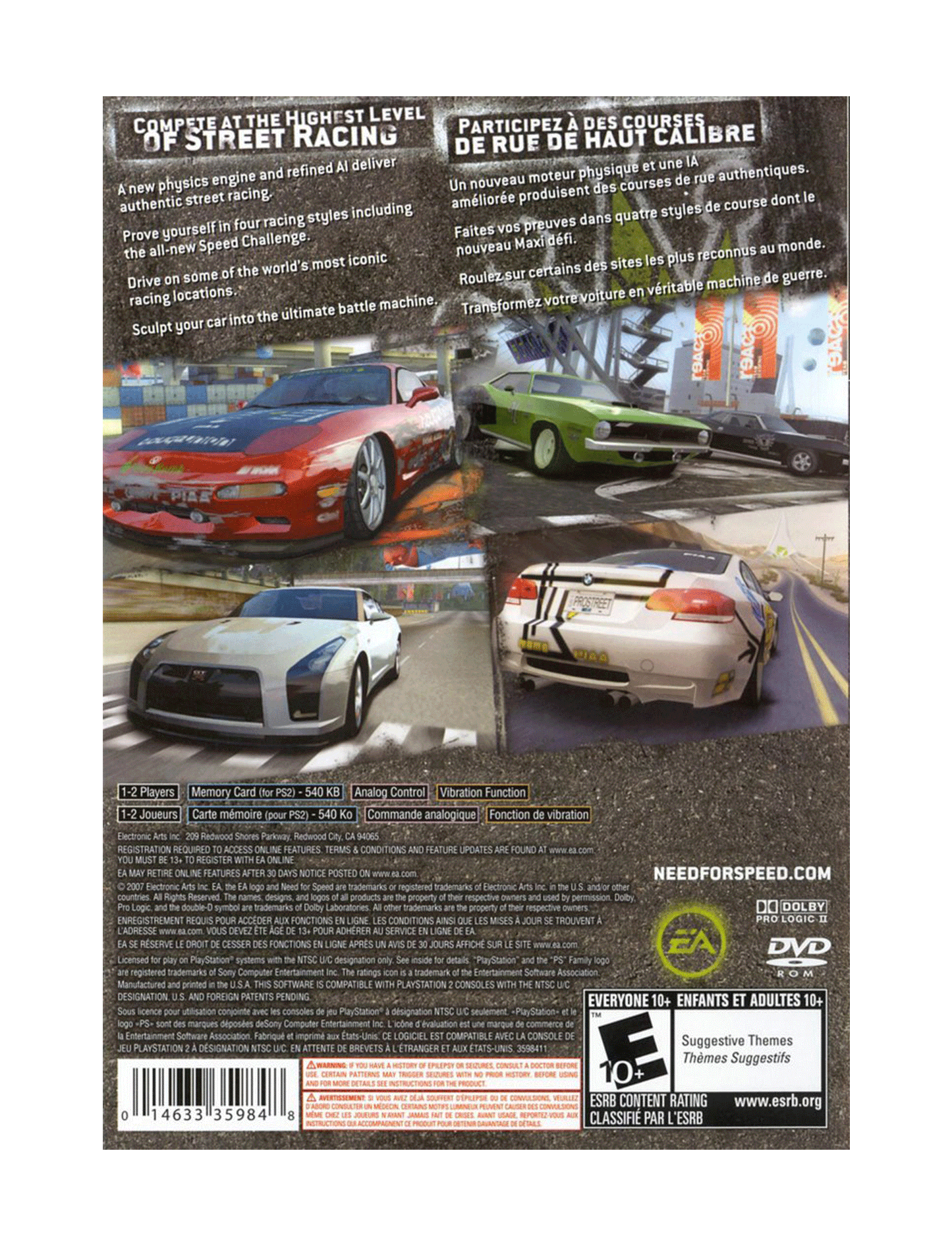 Need for Speed Pro Street (cib)