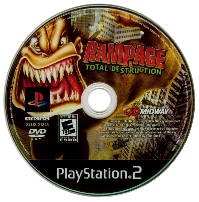 Rampage: Total Destruction (disc)
