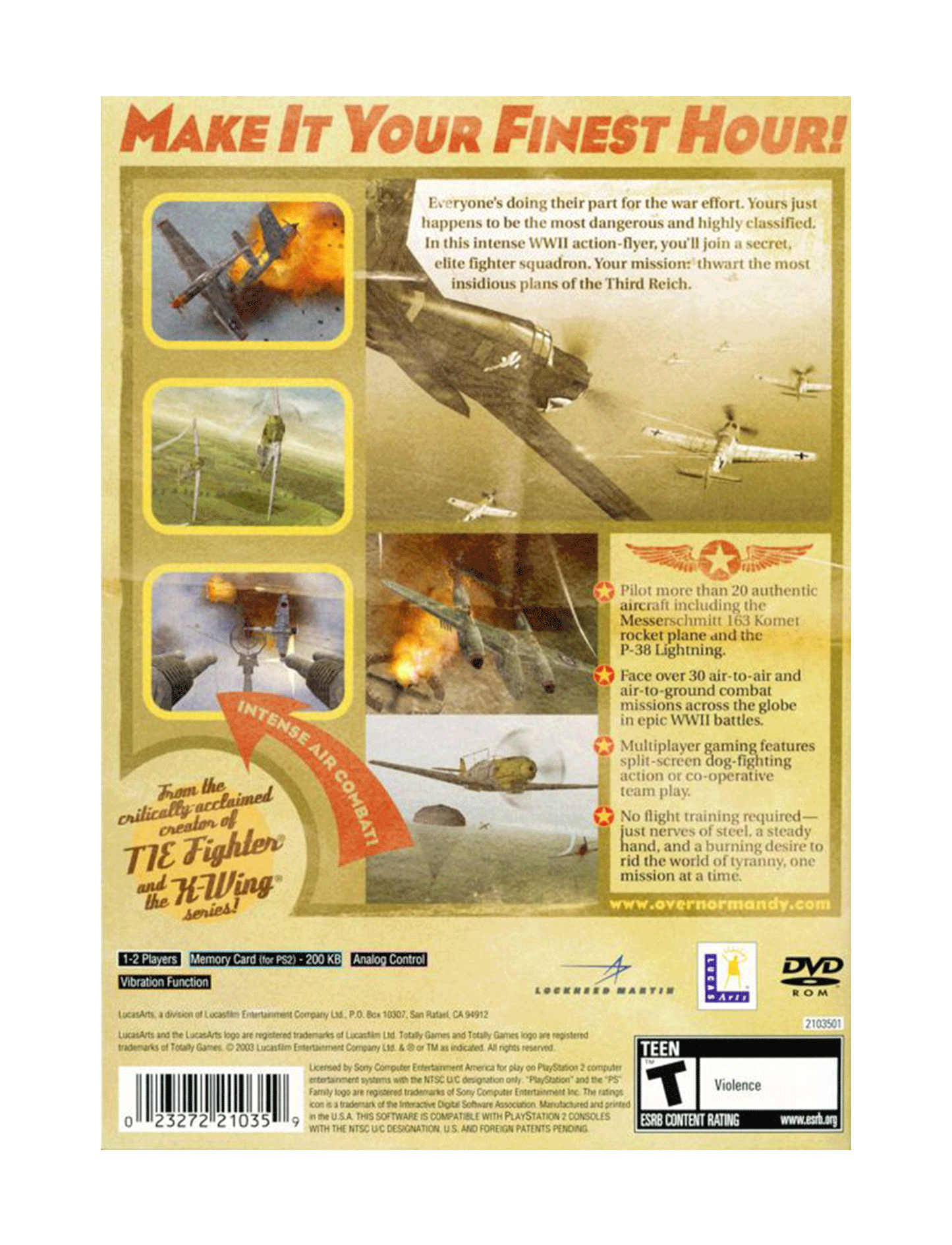 Secret Weapons Over Normandy (cib)