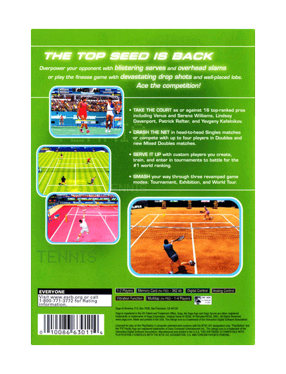 Sega Sports Tennis (cib)
