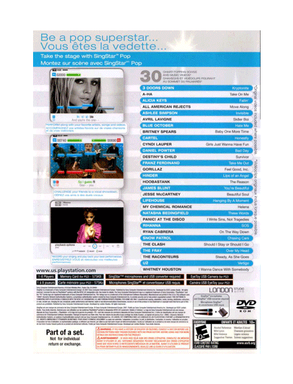 Singstar Pop (cib)