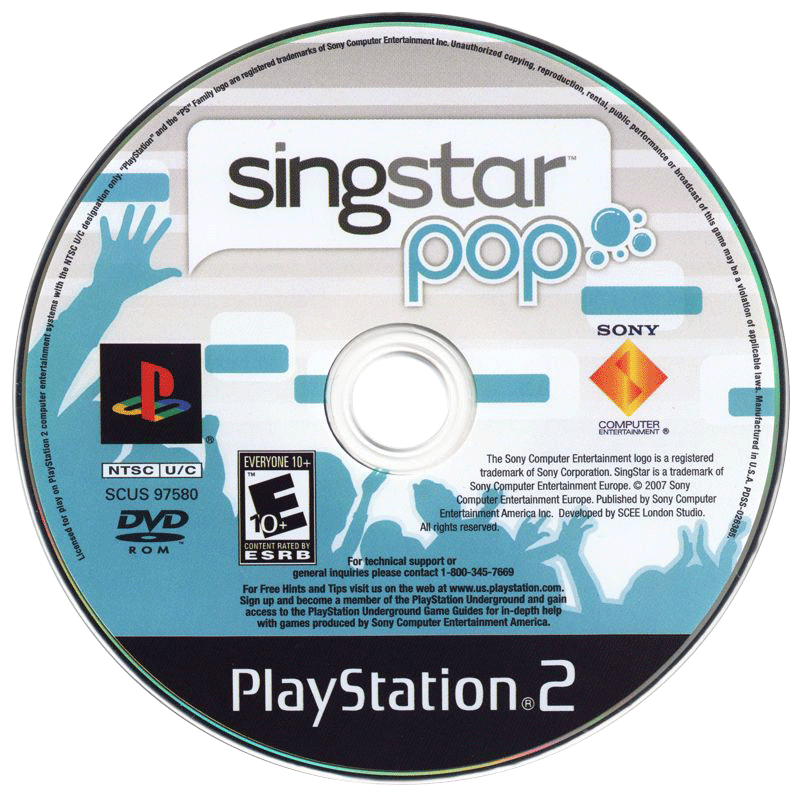 Singstar Pop (disc)