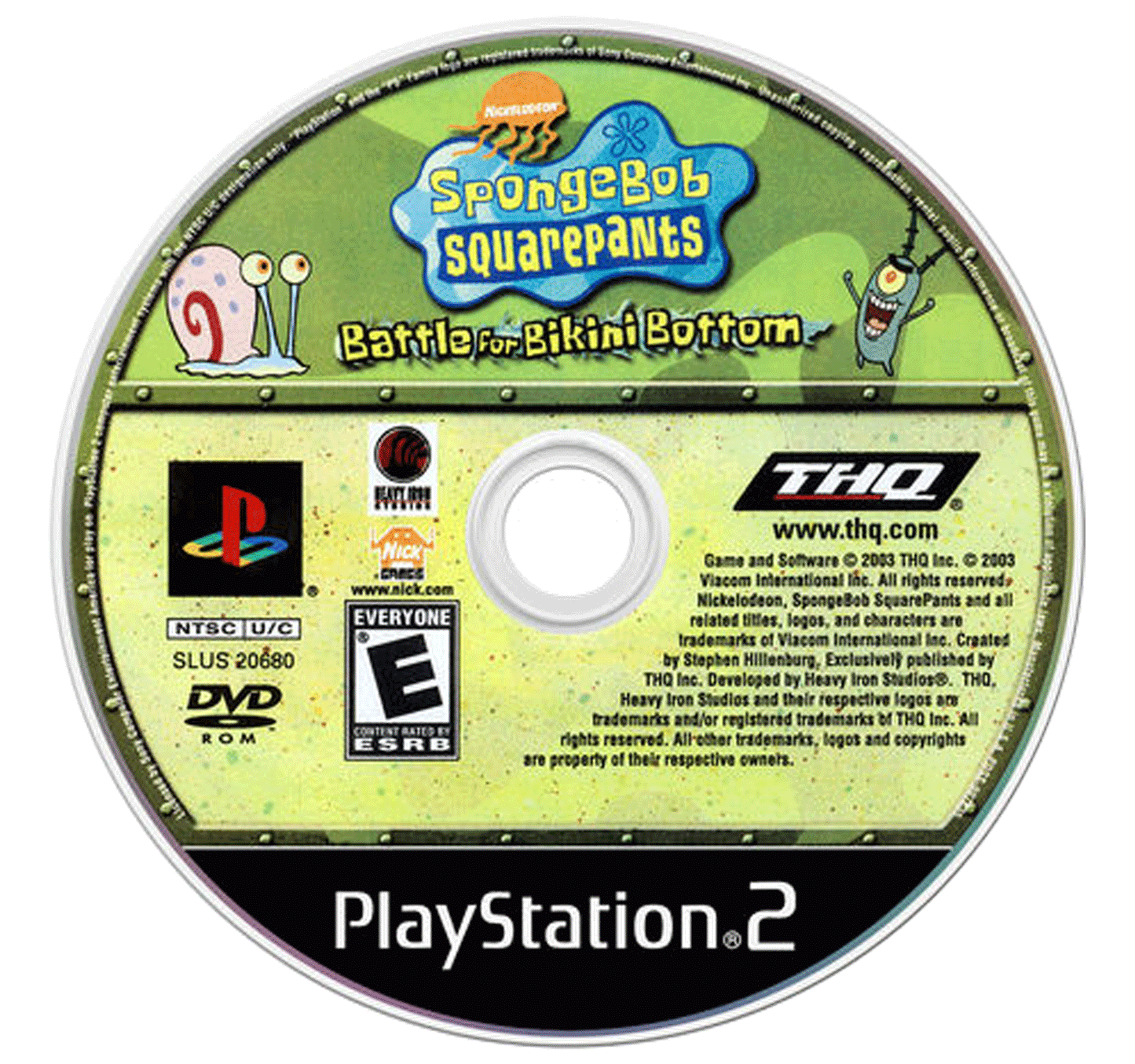 Spongebob Squarepants Battle for Bikini Bottom (disc)