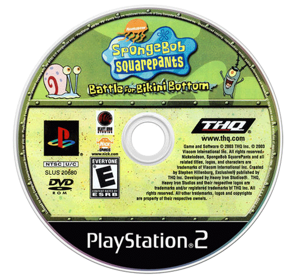 Spongebob Squarepants Battle for Bikini Bottom (disc) – Tyton Games