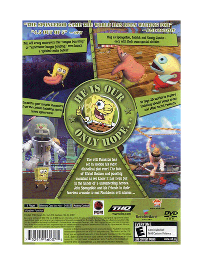 Spongebob Squarepants Battle for Bikini Bottom (cib)