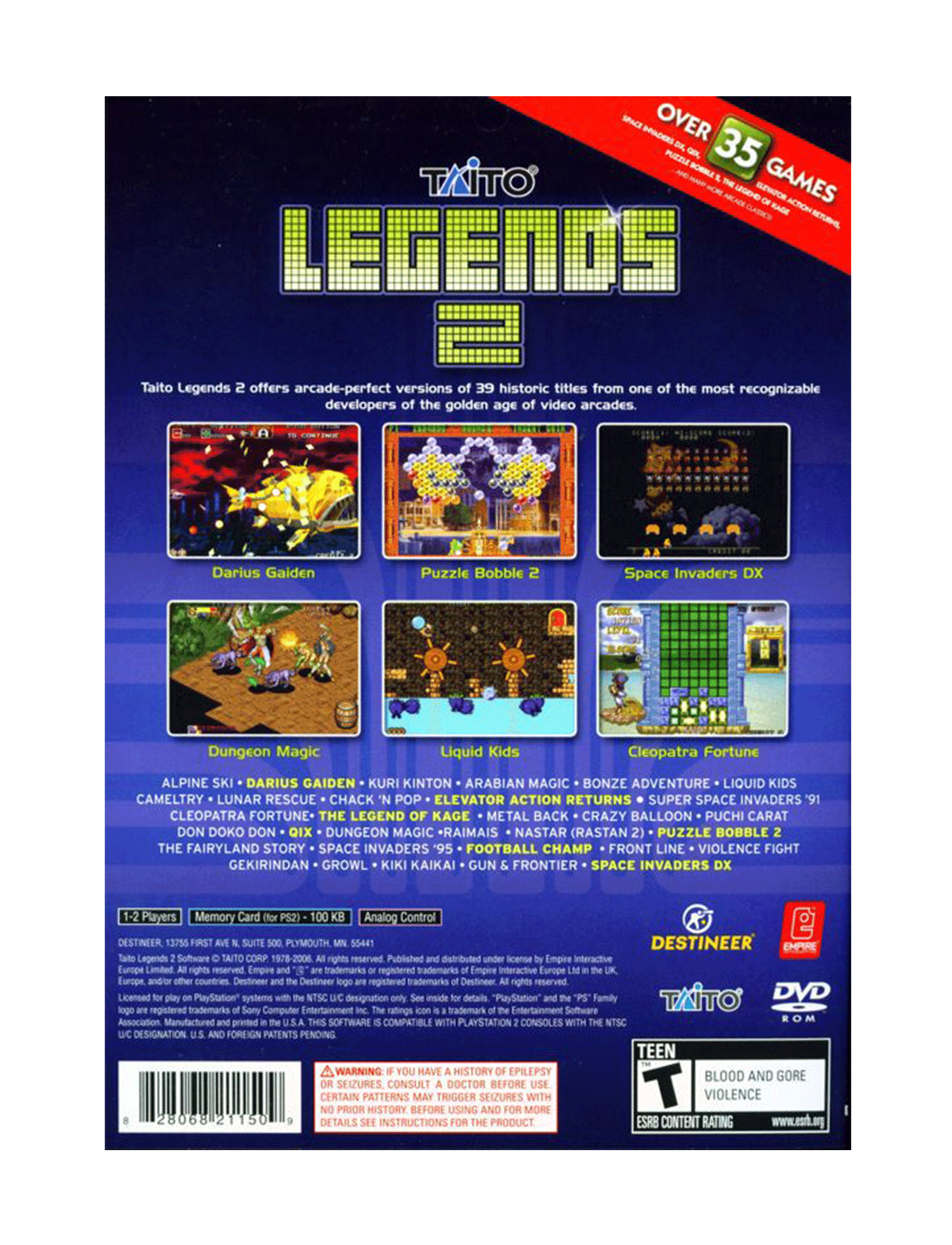 Taito Legends 2 (cib)