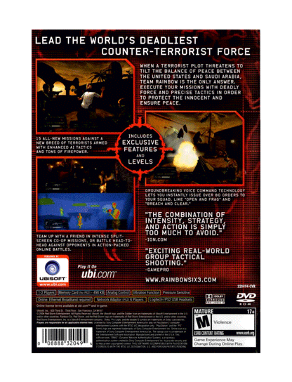 Tom Clancy's Rainbow Six 3 (cib)