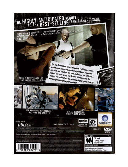 Tom Clancy's Splinter Cell Double Agent (cib)