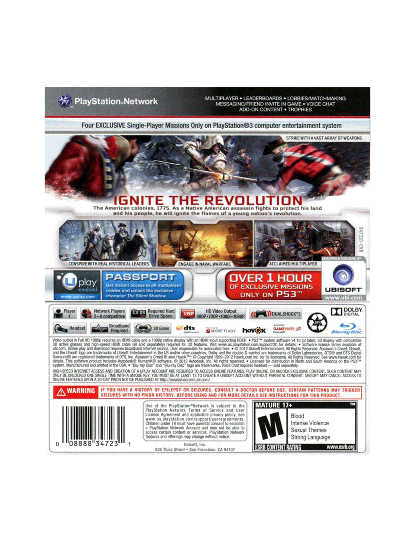Assassin's Creed III (cib)
