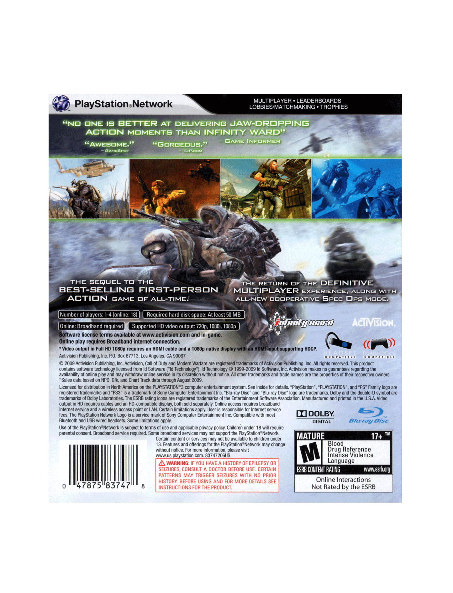 Call of Duty Modern Warfare 2 (cib)