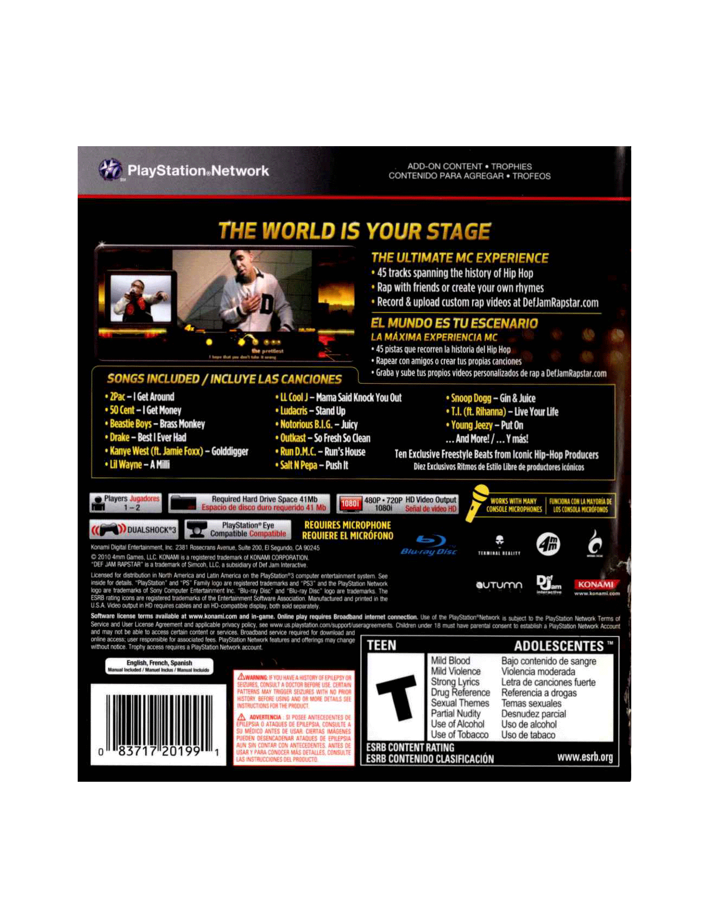 Def Jam Rapstar (cib)