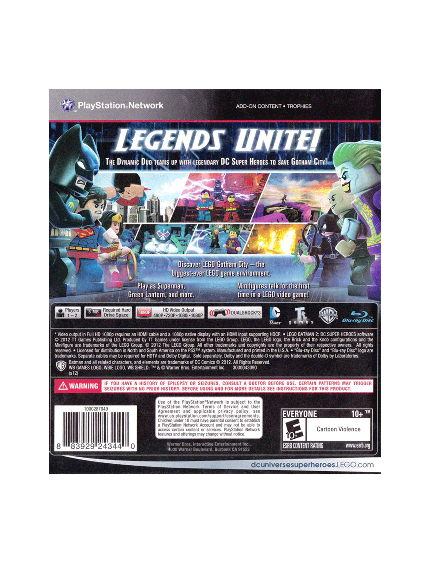 Lego Batman 2 DC Super Heroes (cib)