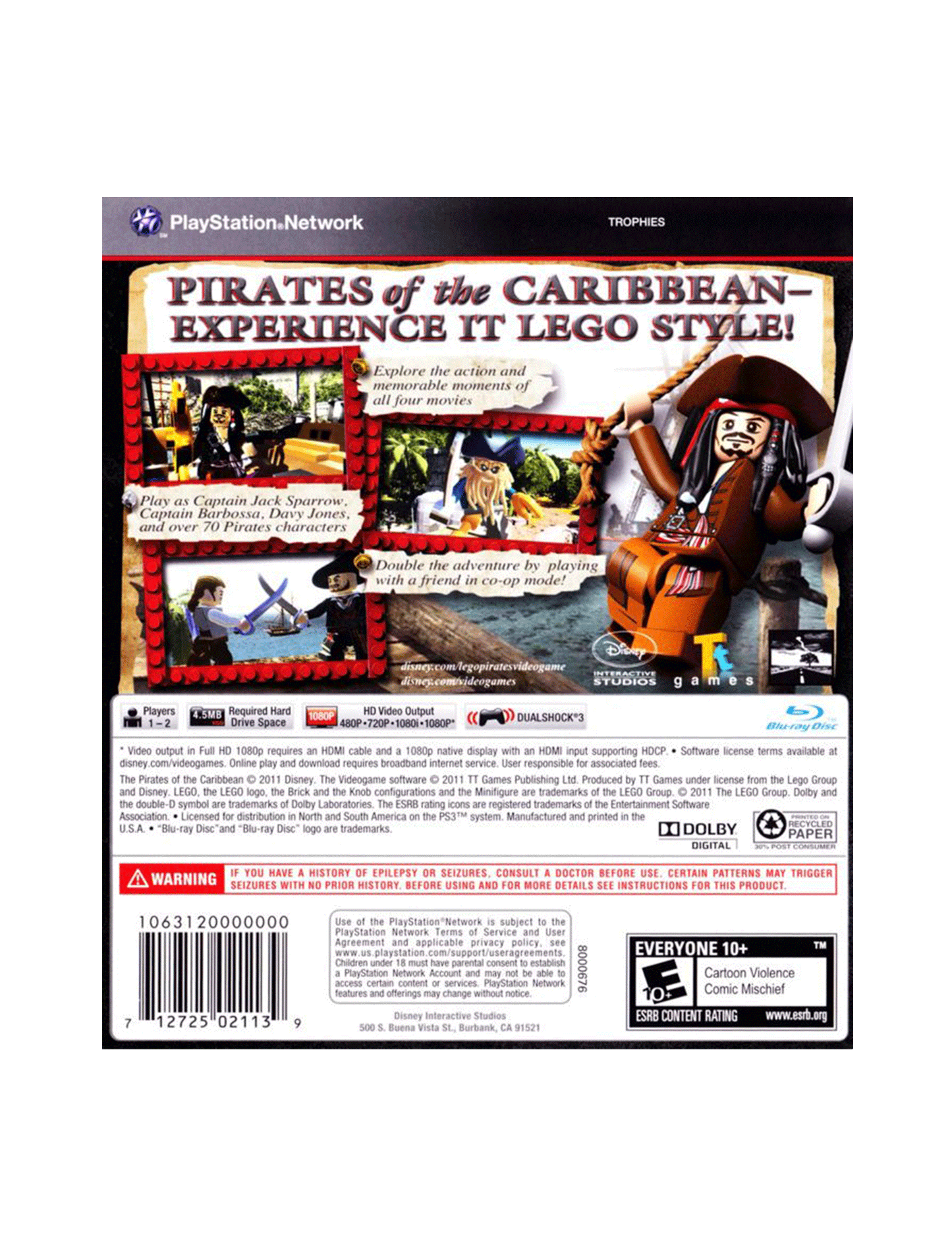Lego Pirates of the Caribbean (cib)