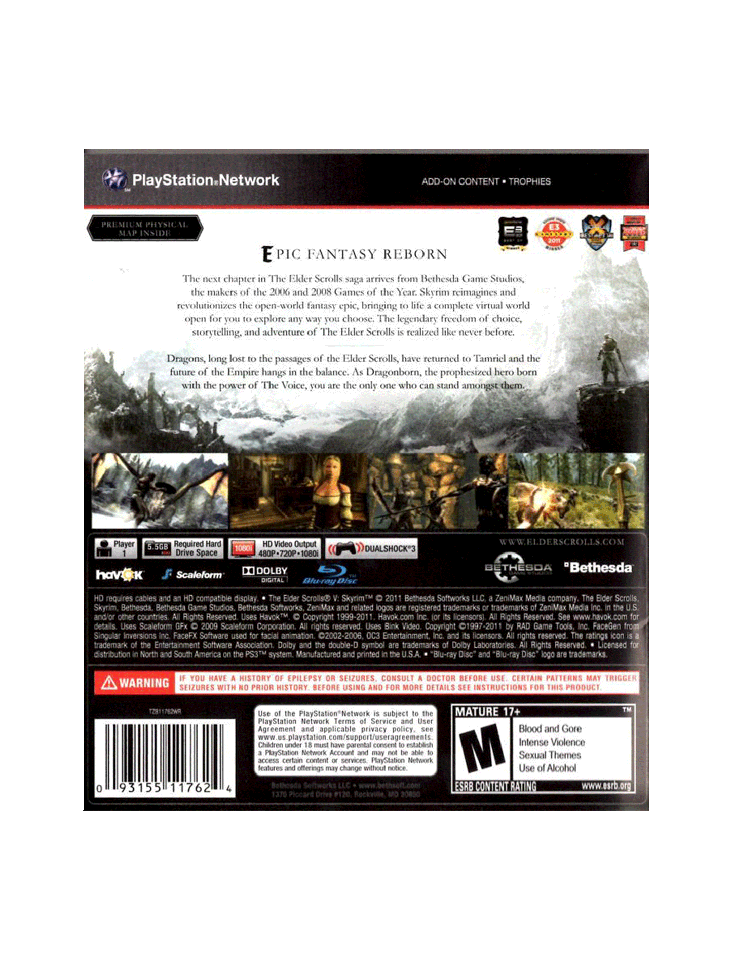 The Elder Scrolls V Skyrim (cib)