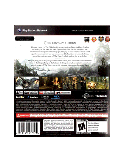 The Elder Scrolls V Skyrim (cib)