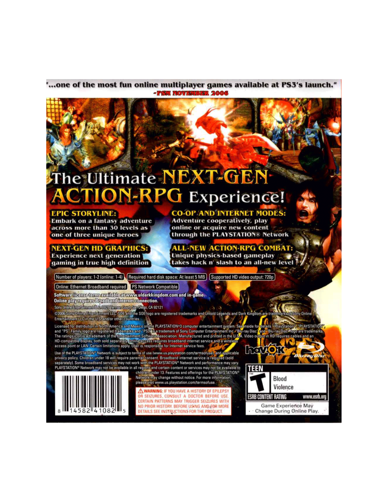 Untold Legends Dark Kingdom (cib)