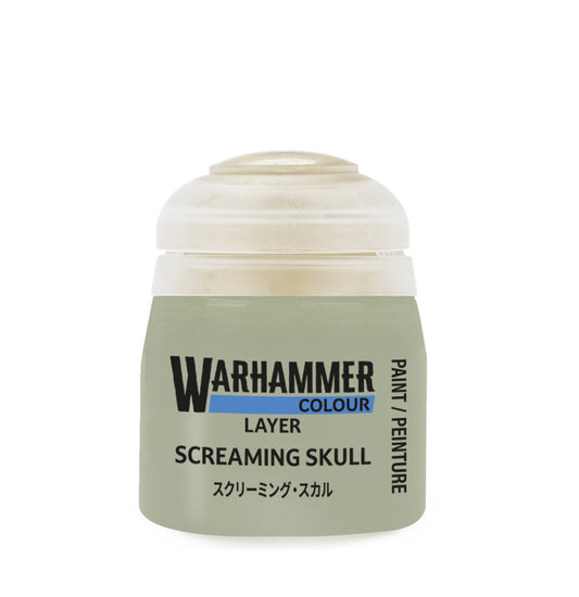 Layer Paint: Screaming Skull