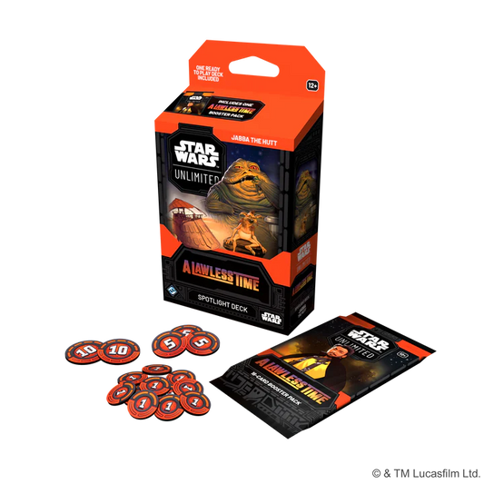 Star Wars Unlimited A Lawless Time Jabba the Hutt Spotlight Deck