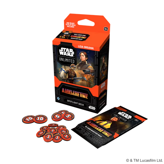 Star Wars Unlimited A Lawless Time Leia Organa Spotlight Deck