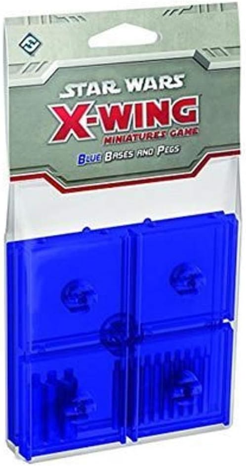 Star Wars X-Wing Blue Bases and Pegs