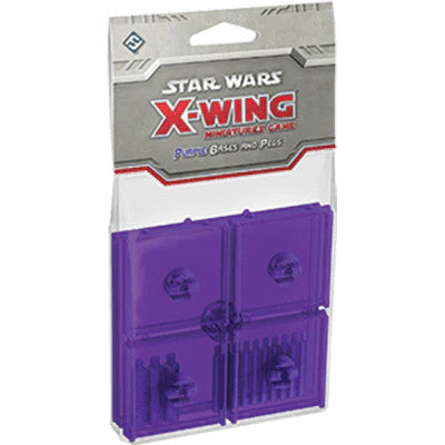 Star Wars X-Wing Purple Bases and Pegs
