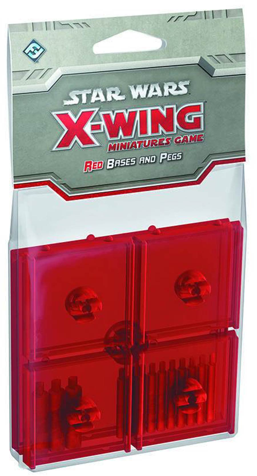 Star Wars X-Wing Red Bases and Pegs
