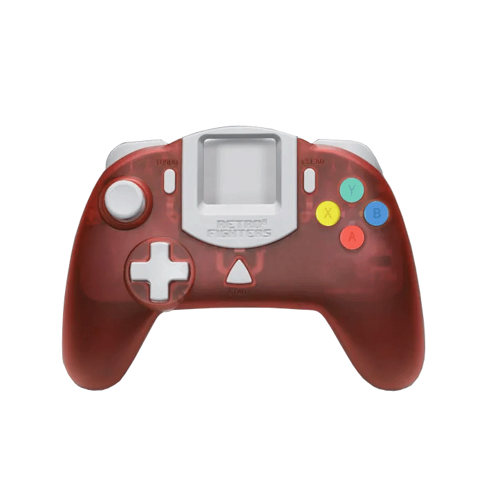 Striker DC Controller (Clear Red) for Sega Dreamcast® (Wired)