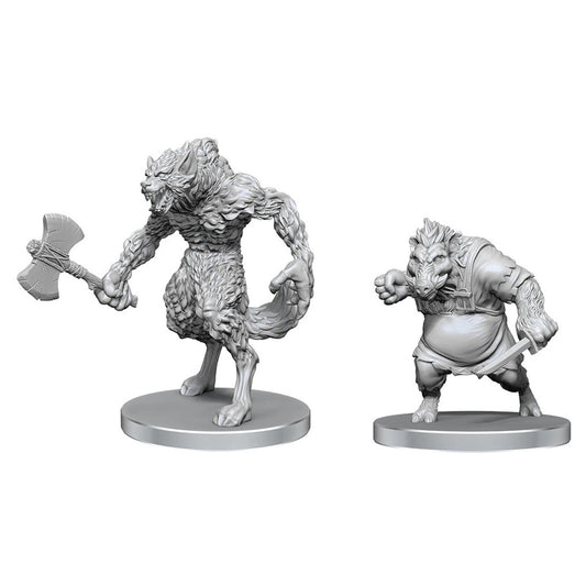 Pathfinder Battles Deep Cuts Werewolf & Wereboar