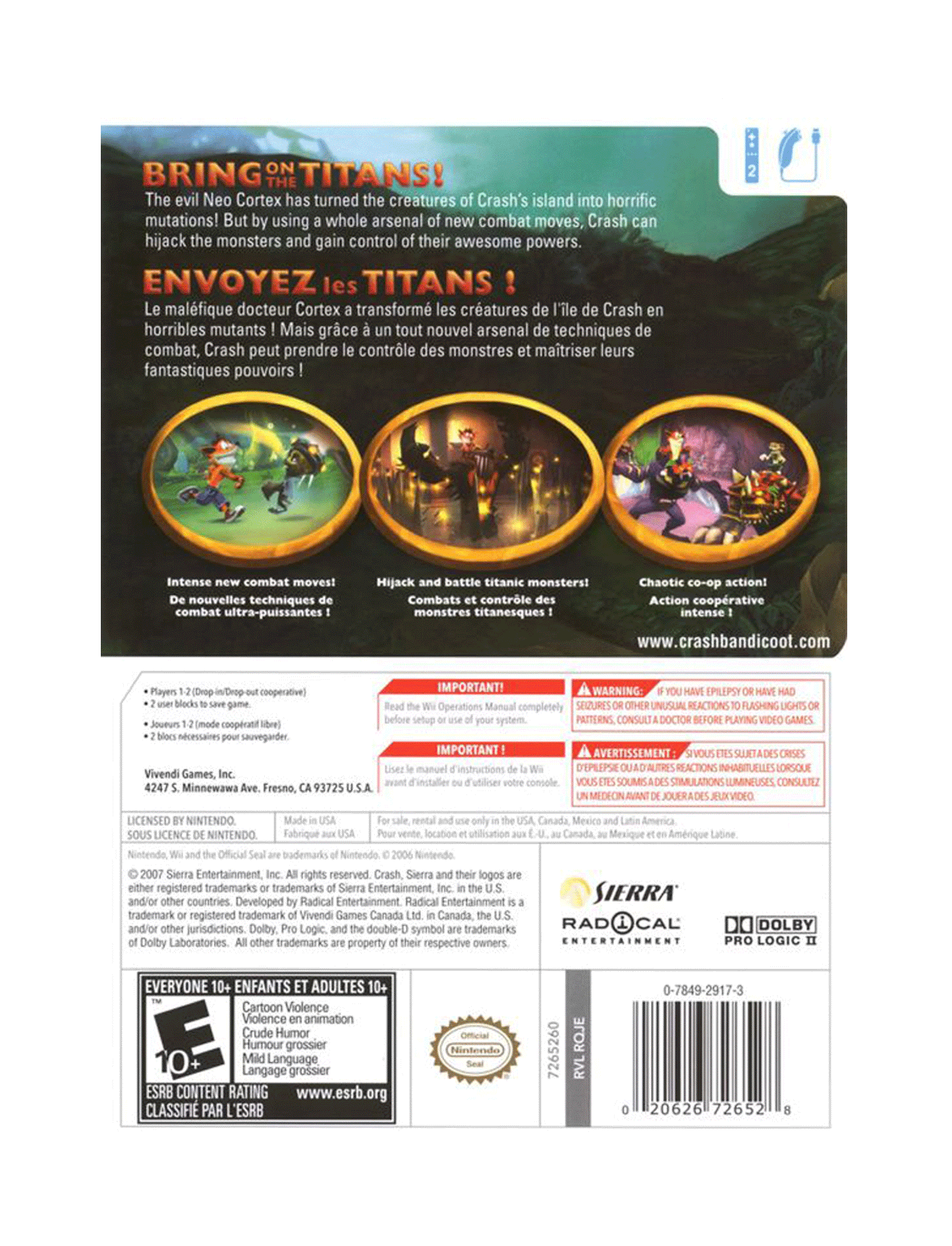 Crash of the Titans (cib)