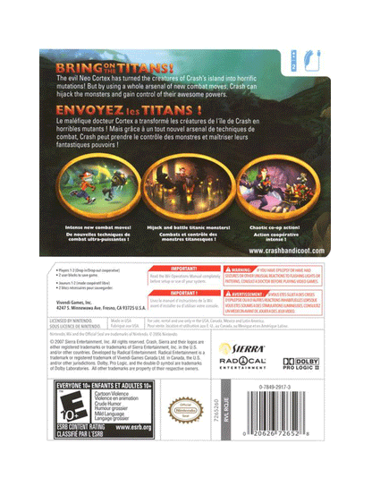 Crash of the Titans (cib)