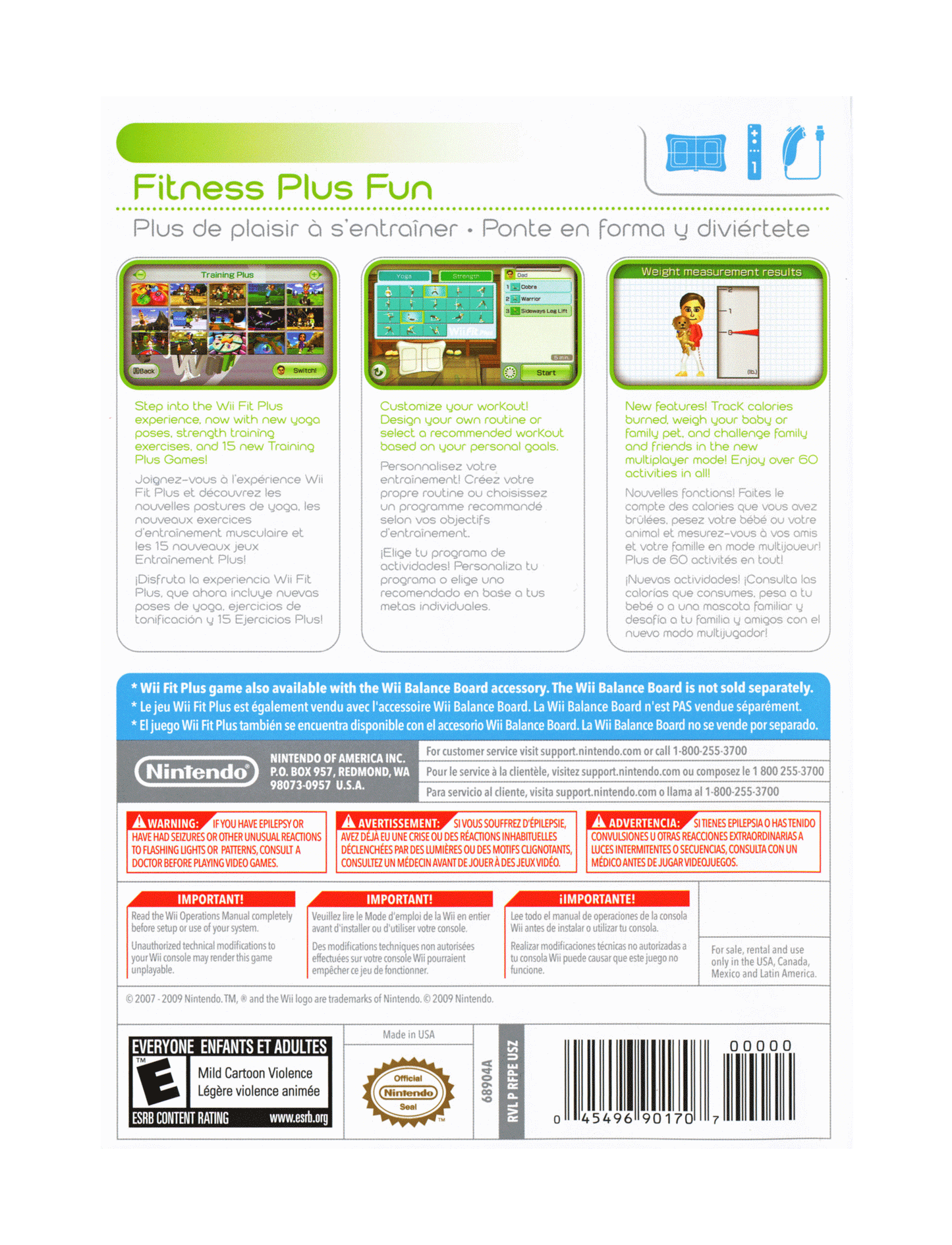 Wii Fit Plus (cib)