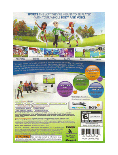 Kinect Sports Season Two (cib)