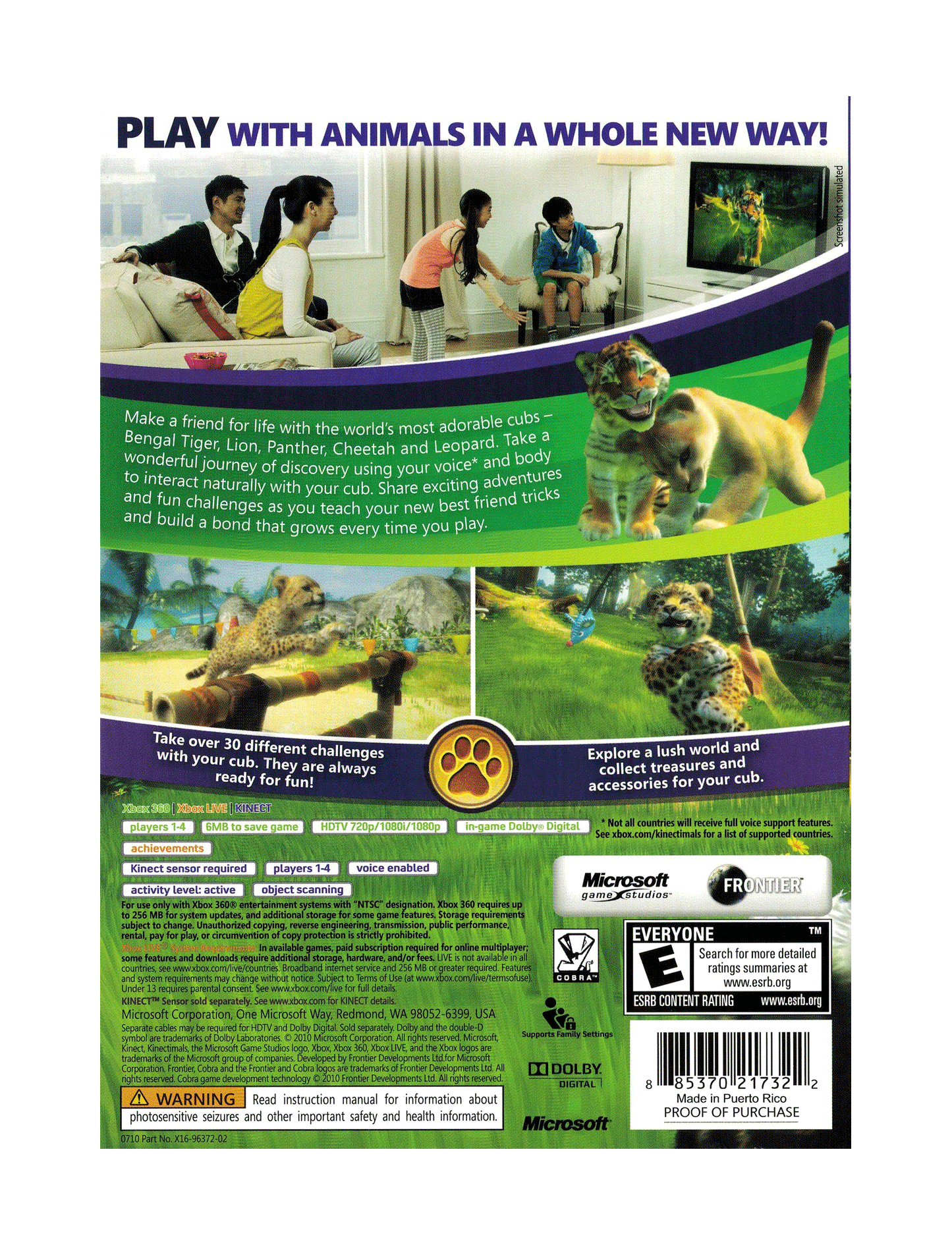 Kinectimals (cib)