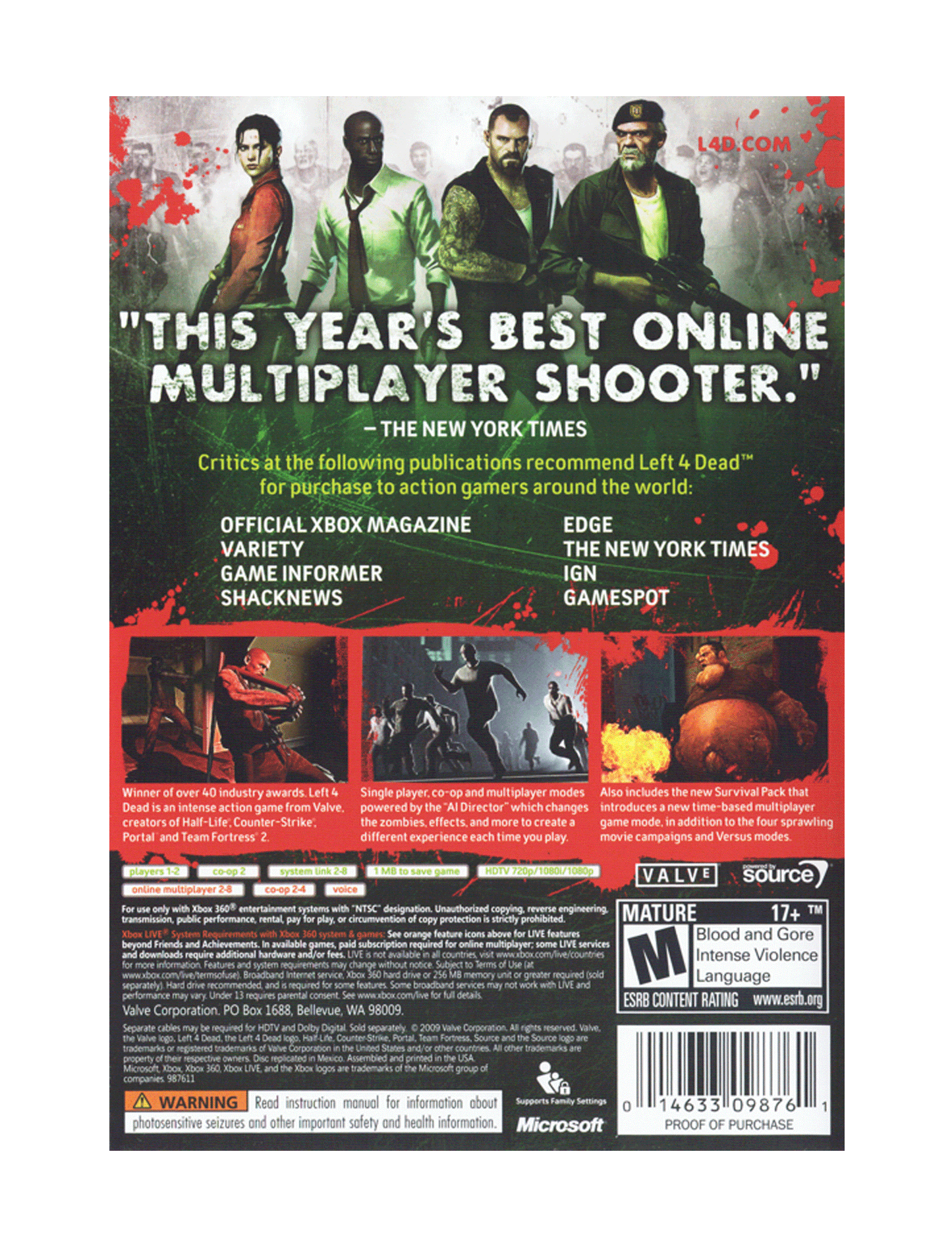 Left 4 Dead [GOTY] [Platinum] (cib)