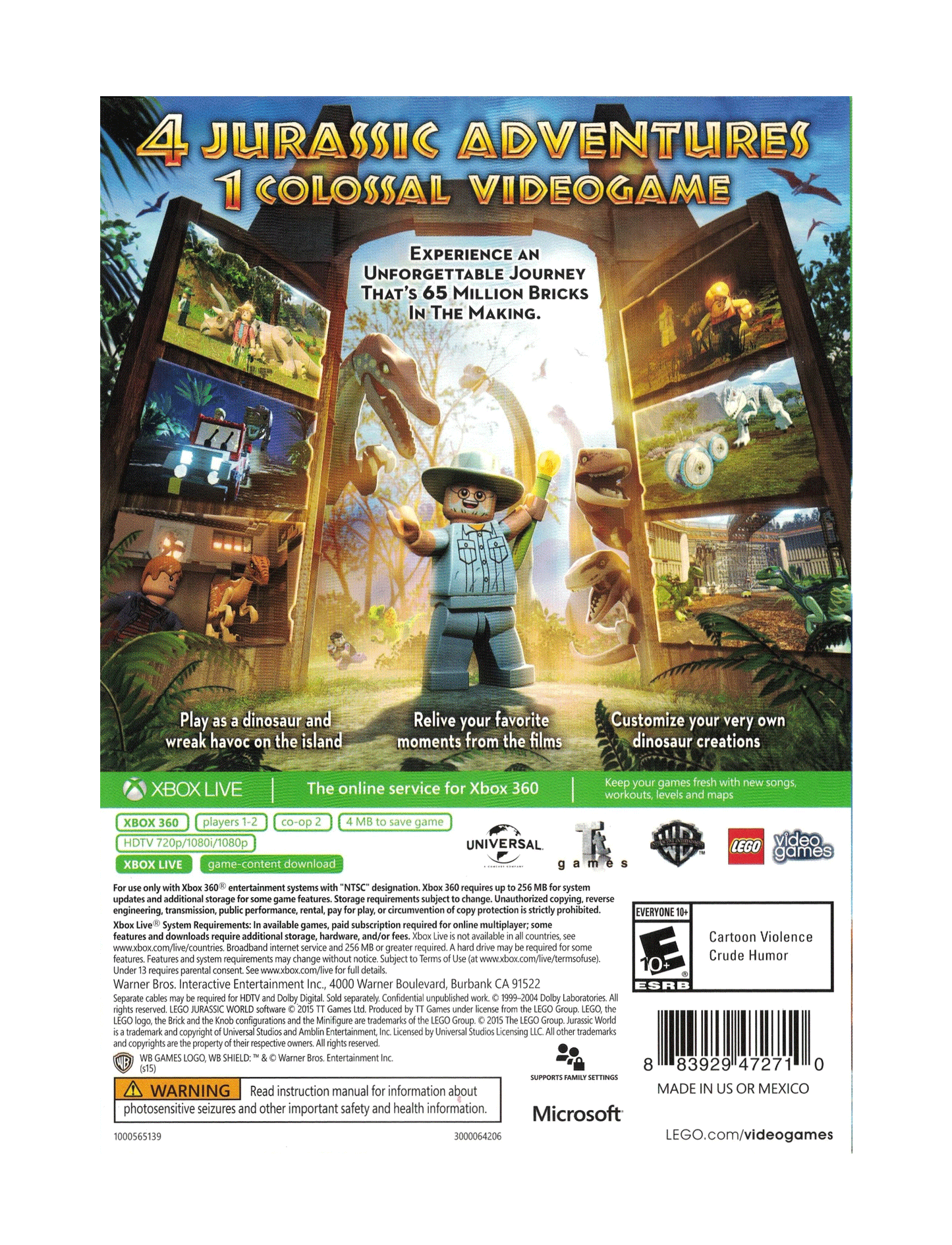 Lego Jurassic World (cib)