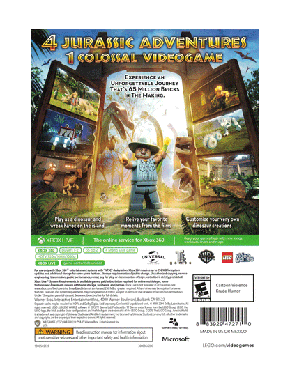 Lego Jurassic World (cib)