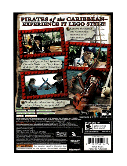 Lego Pirates of the Caribbean the Video Game (cib)