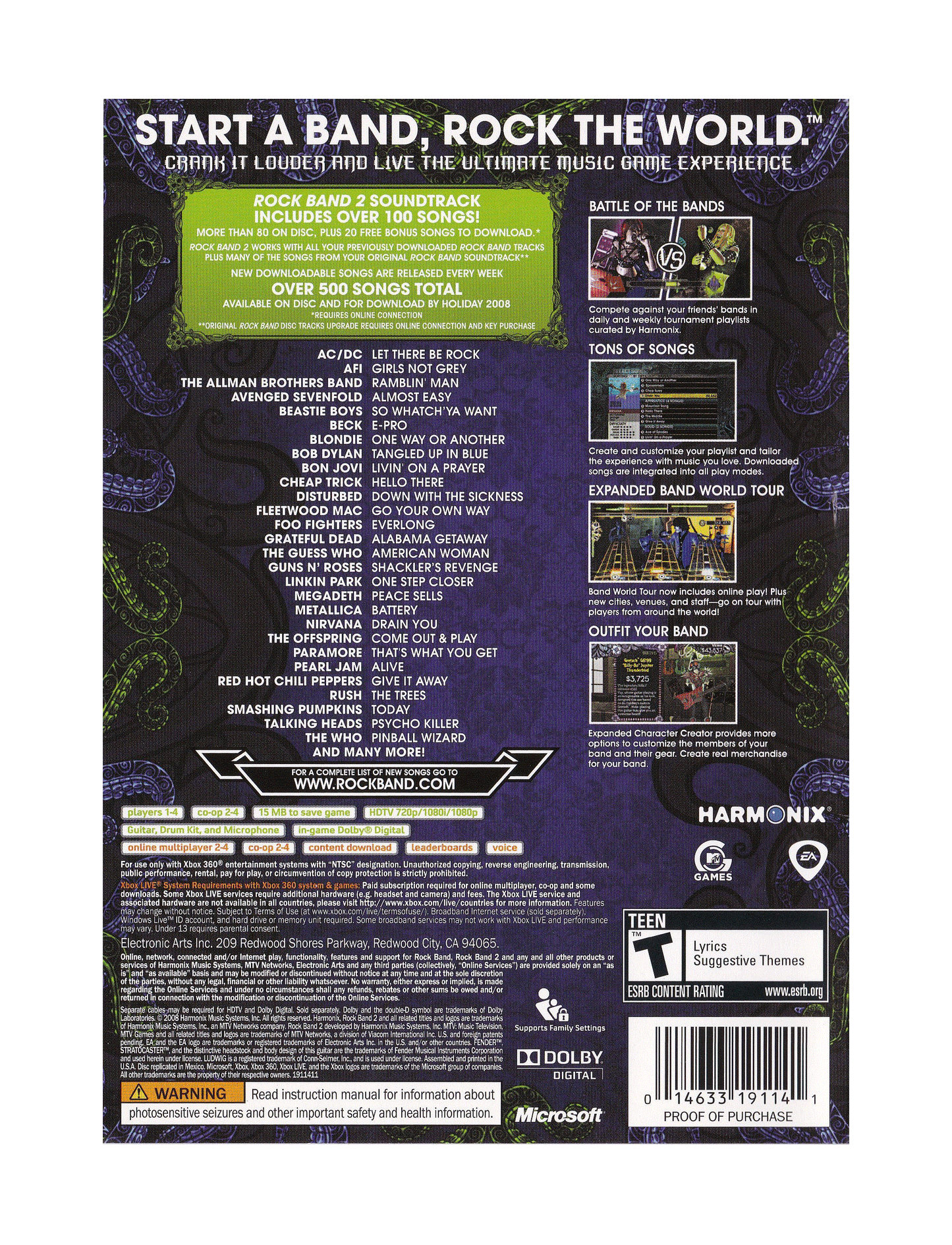 Rock Band 2 (cib)