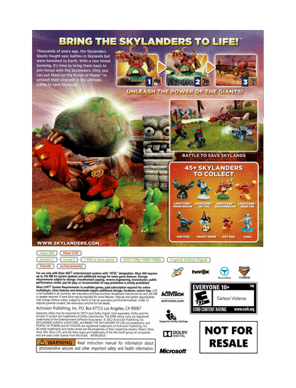 Skylanders Giants (cib)