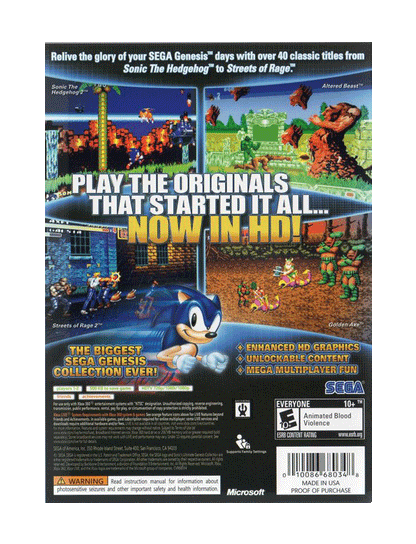 Sonic's Ultimate Genesis Collection (cib)