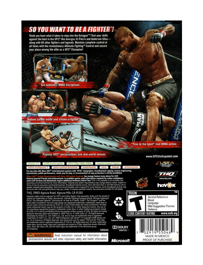 UFC Undisputed 2009 (cib)