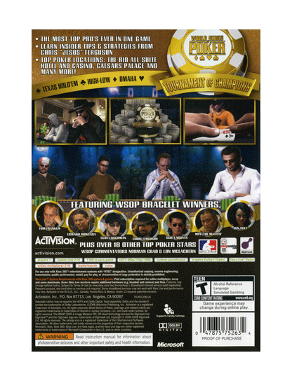 World Series of Poker Tournament of Champions 2007 Edition (cib)