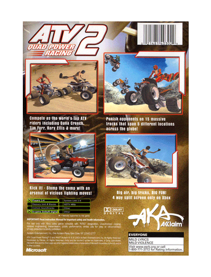 ATV 2 Quad Power Racing (cib)