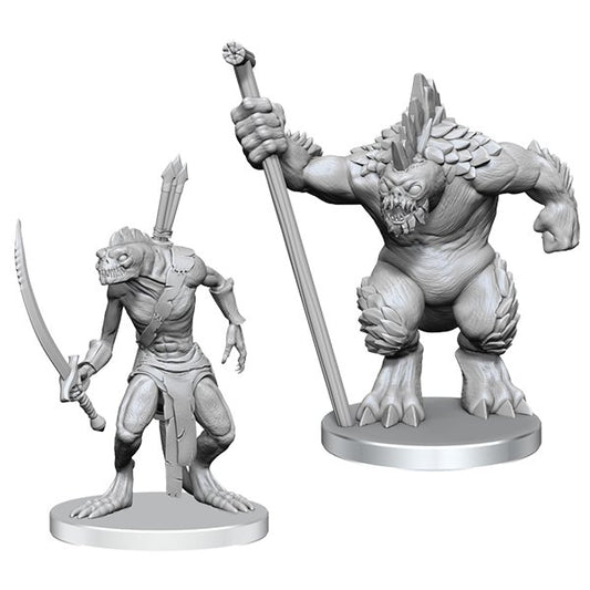 Pathfinder Battles Deep Cuts Xulgath Skirmisher & Stoneliege