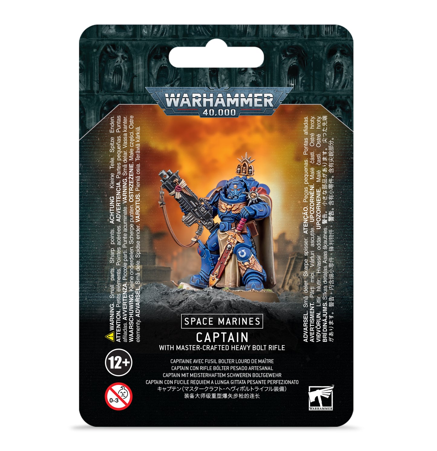 Captain in Gravis Armour with Master-crafted Heavy Bolt Rifle