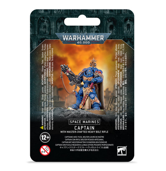 Captain in Gravis Armour with Master-crafted Heavy Bolt Rifle